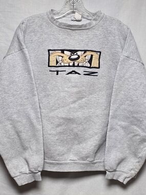 Vintage 90s Taz Looney Tunes Crewneck Sweater